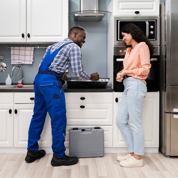 how long does it typically take to complete cooktop repair services in Warren Maine